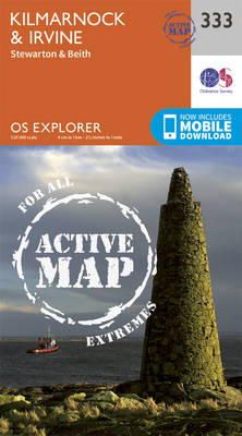 Ordnance Survey - Kilmarnock and Irvine (OS Explorer Active Map) - 9780319472057 - V9780319472057