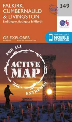 Ordnance Survey - Falkirk, Cumbernauld and Livingstone (OS Explorer Active Map) - 9780319472200 - V9780319472200