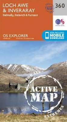 Ordnance Survey - Loch Awe and Inveraray (OS Explorer Active Map) - 9780319472316 - V9780319472316