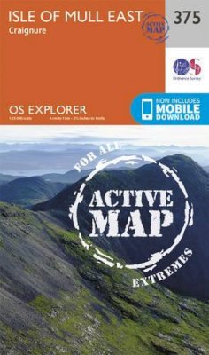 Ordnance Survey - Isle of Mull East (OS Explorer Active Map) - 9780319472422 - V9780319472422