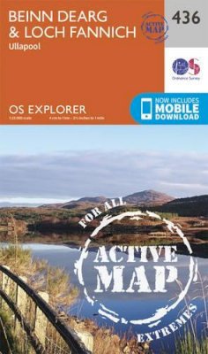 ORDNANCE SURVEY - Beinn Dearg and Loch Fannich (OS Explorer Active Map) - 9780319472880 - V9780319472880
