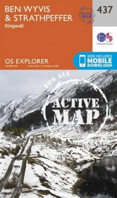 Ordnance Survey - Ben Wyvis and Strathpeffer (OS Explorer Active Map) - 9780319472897 - V9780319472897
