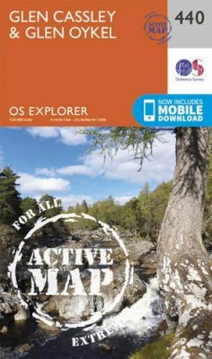 Ordnance Survey - Glen Cassley and Glen Oykel (OS Explorer Active Map) - 9780319472927 - V9780319472927