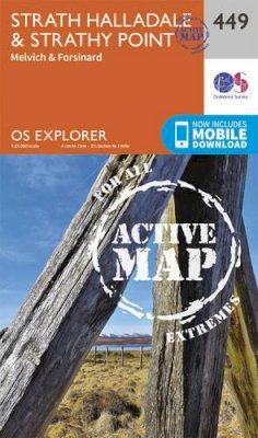 Ordnance Survey - Strath Halladale and Strathy Point (OS Explorer Active Map) - 9780319473016 - V9780319473016