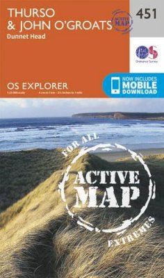 Ordnance Survey - Thurso and John O'Groats (OS Explorer Active Map) - 9780319473030 - V9780319473030
