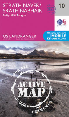 Ordnance Survey - Strathnaver, Bettyhill & Tongue (OS Landranger Active Map) - 9780319473337 - V9780319473337
