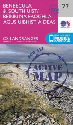 ORDNANCE SURVEY - Benbecula & South Uist (OS Landranger Active Map) - 9780319473450 - V9780319473450