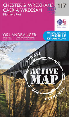 Ordnance Survey - Chester & Wrexham, Ellesmere Port (OS Landranger Active Map) - 9780319474402 - V9780319474402