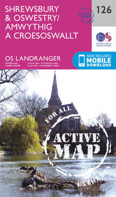Ordnance Survey - Shrewsbury & Oswestry (OS Landranger Active Map) - 9780319474495 - V9780319474495