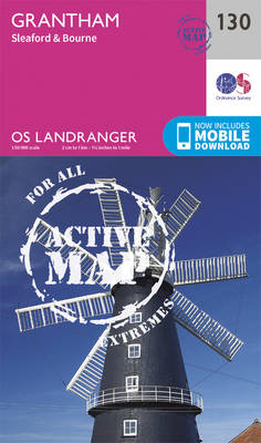 Ordnance Survey - Grantham, Sleaford & Bourne (OS Landranger Active Map) - 9780319474532 - V9780319474532