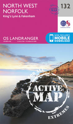 Ordnance Survey - North West Norfolk, King's Lynn & Fakenham (OS Landranger Active Map) - 9780319474556 - V9780319474556