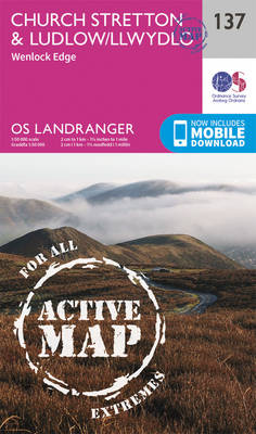 Ordnance Survey - Ludlow & Church Stretton, Wenlock Edge (OS Landranger Active Map) - 9780319474600 - V9780319474600