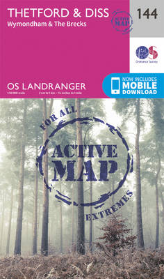 Ordnance Survey - Thetford & Diss, Breckland & Wymondham (OS Landranger Active Map) - 9780319474679 - V9780319474679