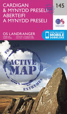 Ordnance Survey - Cardigan & Mynydd Preseli (OS Landranger Active Map) - 9780319474686 - V9780319474686