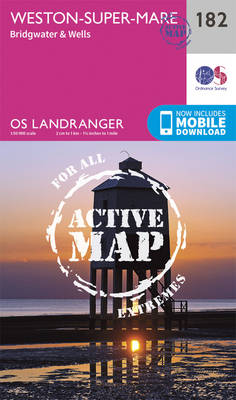 Ordnance Survey - Weston-Super-Mare, Bridgwater & Wells (OS Landranger Active Map) - 9780319475058 - V9780319475058