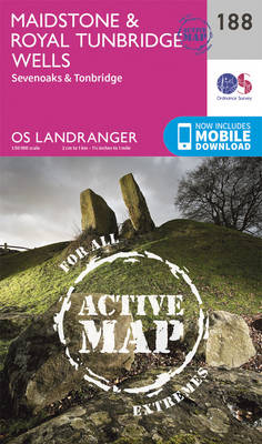 Ordnance Survey - Maidstone & Royal Tunbridge Wells (OS Landranger Active Map) - 9780319475119 - V9780319475119