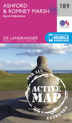 Ordnance Survey - Ashford & Romney Marsh, Rye & Folkestone (OS Landranger Active Map) - 9780319475126 - V9780319475126