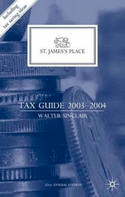 Walter Sinclair - St.James's Place Tax Guide - 9780333945544 - KHS0047812