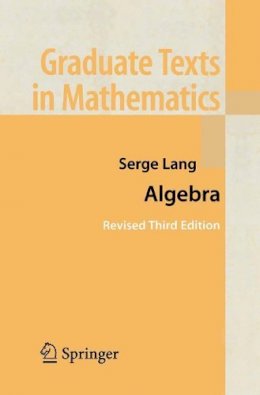 Serge Lang - Algebra - 9780387953854 - V9780387953854