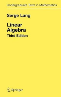 Lang  Serge - Linear Algebra - 9780387964126 - V9780387964126