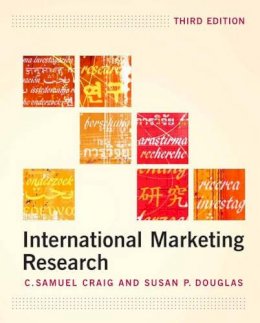 C. Samuel Craig - International Marketing Research - 9780470010952 - V9780470010952