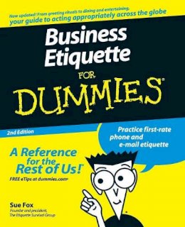 Sue Fox - Business Etiquette For Dummies - 9780470147092 - V9780470147092