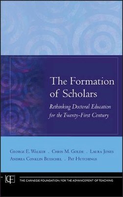 George E. Walker - The Formation of Scholars - 9780470197431 - V9780470197431