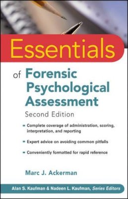Marc J. Ackerman - Essentials of Forensic Psychological Assessment - 9780470551684 - V9780470551684