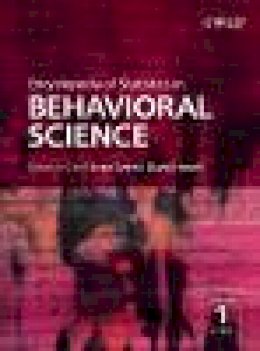 Everitt - Encyclopedia of Statistics in Behavioral Science - 9780470860809 - V9780470860809 Everitt - Encyclopedia of Statistics in Behavioral Science - 9780470860809 - V9780470860809