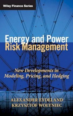 Alexander Eydeland - Energy and Power Risk Management - 9780471104001 - V9780471104001