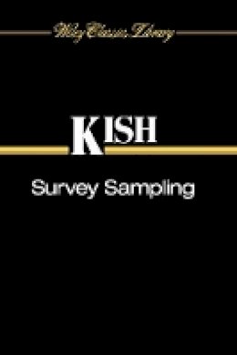 Leslie Kish - Survey Sampling - 9780471109495 - V9780471109495