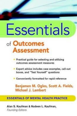 Ogles - Essentials of Outcome Assessment - 9780471419983 - V9780471419983