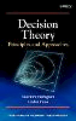 Giovanni Parmigiani - Decision Theory - 9780471496571 - V9780471496571 Giovanni Parmigiani - Decision Theory - 9780471496571 - V9780471496571