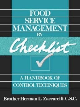 Herman E. Zaccarelli - Food Service Management by Checklist - 9780471530633 - V9780471530633