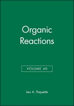 Leo A. Paquette - Organic Reactions - 9780471538417 - V9780471538417