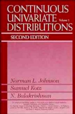 Norman L. Johnson - Continuous Univariate Distributions - 9780471584940 - V9780471584940