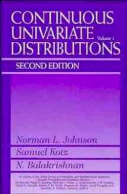 Norman L. Johnson - Continuous Univariate Distributions - 9780471584957 - V9780471584957