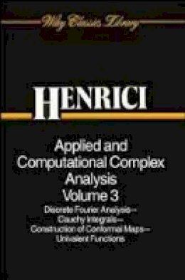 Peter Henrici - Applied and Computational Complex Analysis - 9780471589860 - V9780471589860
