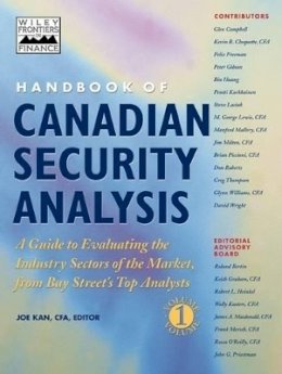Kan - Handbook of Canadian Security Analysis - 9780471641810 - V9780471641810