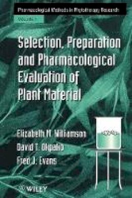 Elizabeth M. Williamson - Pharmacological Methods in Phytotherapy Research - 9780471942177 - V9780471942177