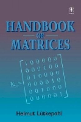Helmut Lütkepohl - Handbook of Matrices - 9780471970156 - V9780471970156