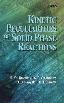 E. Ya. Davydov - Kinetic Peculiarities of Solid Phase Reactions - 9780471983743 - V9780471983743
