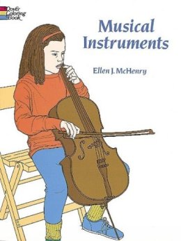 Ellen Mchenry - Musical Instruments Coloring Book - 9780486287850 - V9780486287850