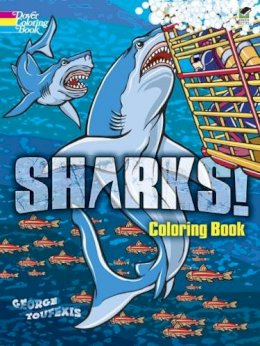 Toufexis Toufexis - Sharks! Coloring Book - 9780486490281 - V9780486490281