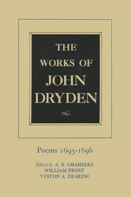John Dryden - The Works of John Dryden - 9780520021204 - V9780520021204