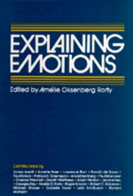 Amelie O (Ed) Rorty - Explaining Emotions - 9780520039216 - V9780520039216