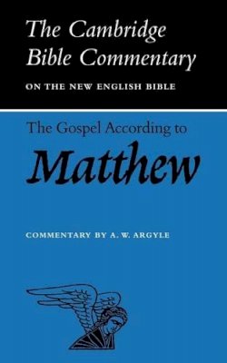 A. W. Argyle - The Gospel According to Matthew - 9780521091985 - KOG0003958
