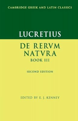 Lucretius - Lucretius: De Rerum NaturaBook III - 9780521173896 - V9780521173896