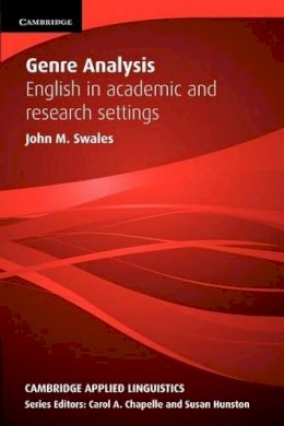 John Swales - Genre Analysis: English in Academic and Research Settings - 9780521338134 - V9780521338134