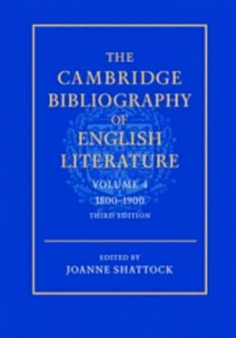 F.w. Bateson - The Cambridge Bibliography of English Literature: Volume 4, 1800–1900 - 9780521391009 - V9780521391009